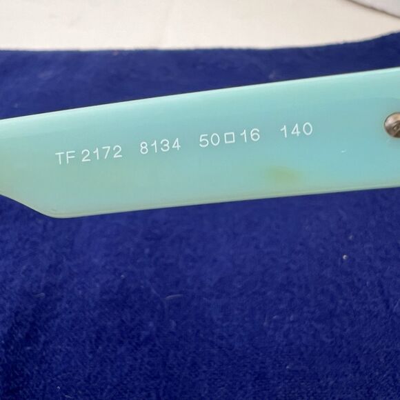 Tiffany & Co Eyeglasses Frames Only TF2172 8134 Brown Tortoise Blue 50-16-140 - Picture 7 of 12